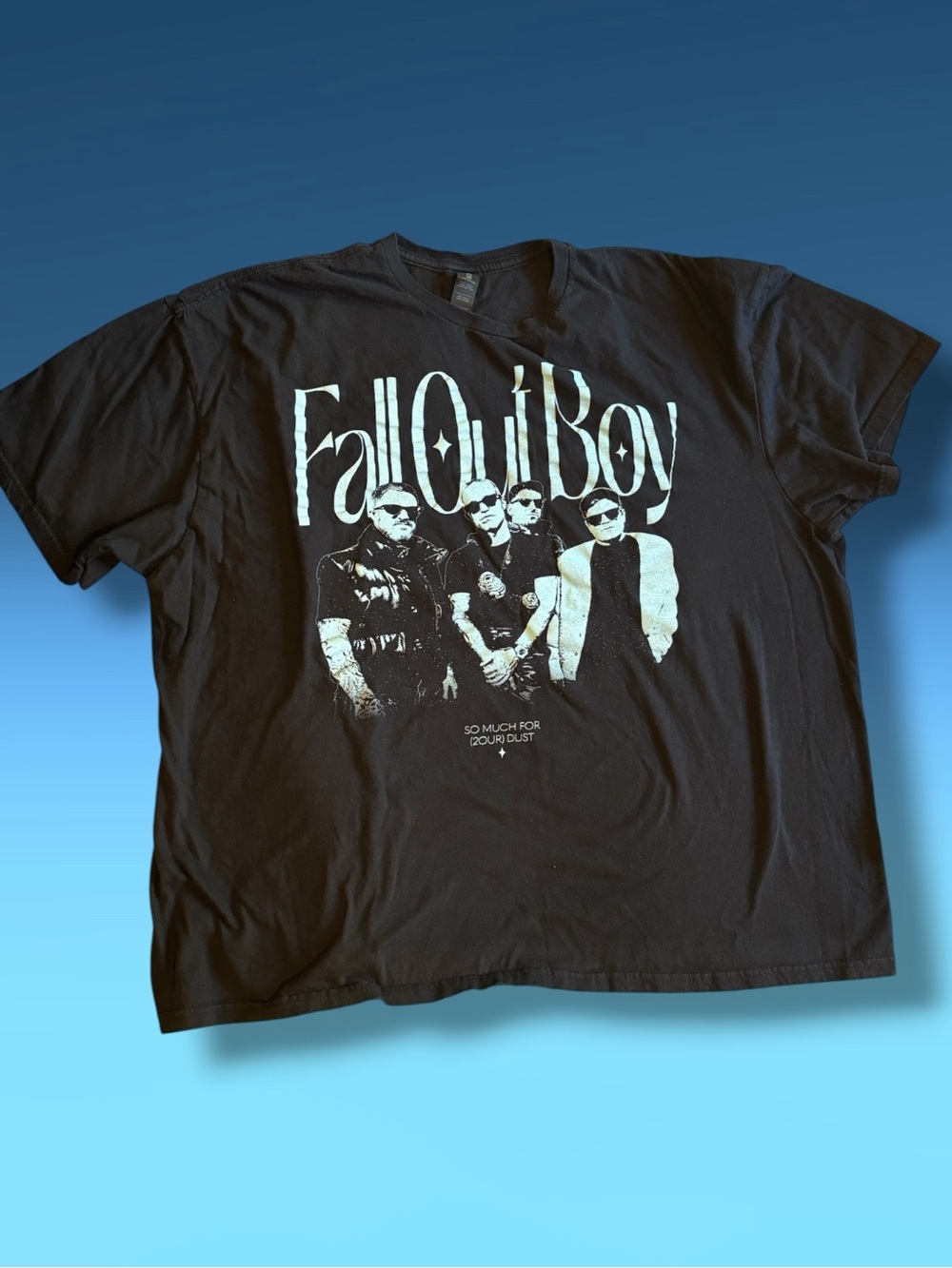 Fall Out Boy 2024 So Much For (2our) Dust Tour T-Shirt 2XL Double Sided Black